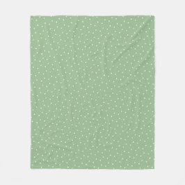 Minimalistiska dammiga salvia små trianglar  fleecefilt