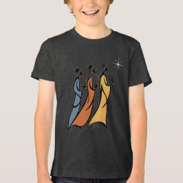 Minimalistiska De Tre Visa Männen T Shirt