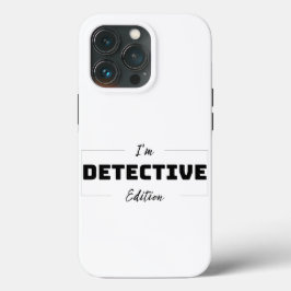 Minimalistiska deckarutgåvan iPhone 13 Pro-fodral