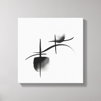 Minimalistiska ekon | Premium lindad canvas
