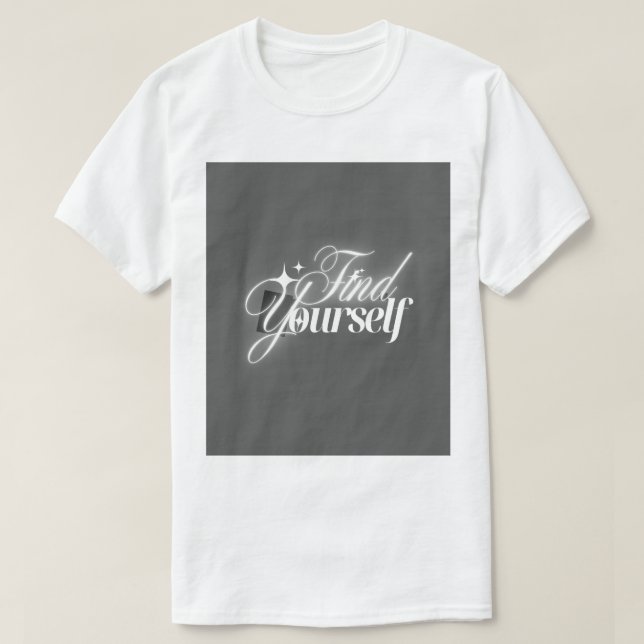 Minimalistiska estetiska tröjdiskdesigner. t shirt (Design framsida)