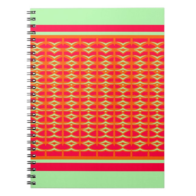 Minimalistiska fåglar på rutnätet anteckningsbok (Framsidan)
