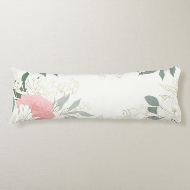 Minimalistiska fläktar kroppskudde (Framsidan)