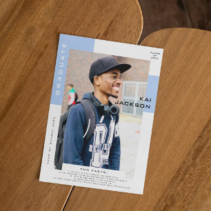 Minimalistiska foto Student Photo Roligt Facts Meddelande