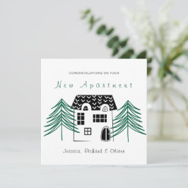 MINIMALISTISKA GRATTISAR PÅ DEN NYA APARTONEN JULKORT