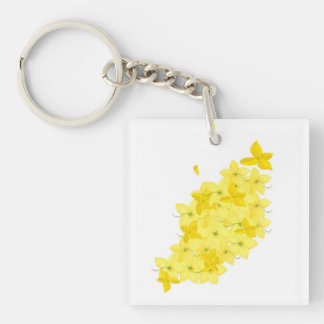 Minimalistiska gula blommor