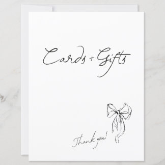 Minimalistiska Handritade Kort och Gåvor Bröllopss