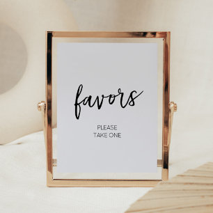 Minimalistiska Hej Baby Modern Favoriter Poster