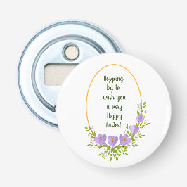 Minimalistiska helgdag: Crocus blommor Påsk Flasköppnare