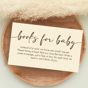 Minimalistiska Hello Baby Baby Shower-böcker för b Tilläggskort