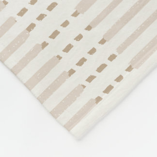 Minimalistiska linjer bohemisk neutral grå fleecefilt