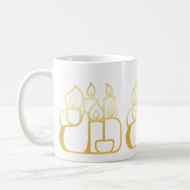 Minimalistiska ljus kaffemugg