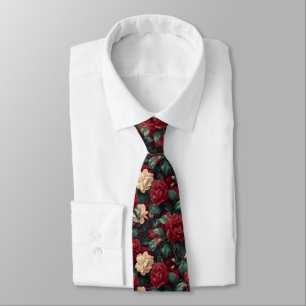 Minimalistiska Marskompis Gardenias Blommig Slips