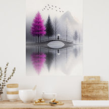Minimalistiska Misty Bridge