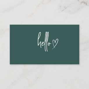 Minimalistiska moderna visitkort, Boho minimalisti Visitkort