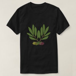 Minimalistiska oliver och Grenar. T Shirt