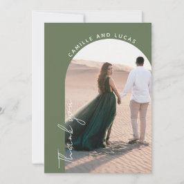 Minimalistiska palmer bröllop tackkort inbjudningar