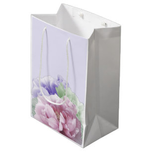 Minimalistiska Peonies Presentpåse