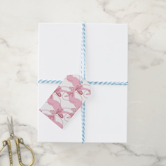 Minimalistiska personliga presentetiketter (Med Snöre)