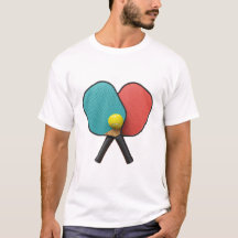Minimalistiska Pickleball-paddlar Gul Boll