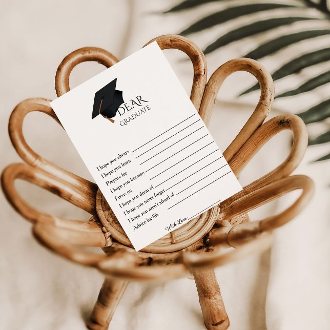 Minimalistiska råd examensfest spel Kort (Skapare uppladdad)