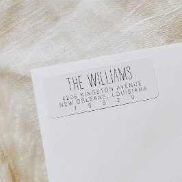 Minimalistiska Returetiketter Returadress Etikett