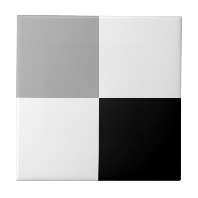 Minimalistiska rutiga fyrkanter kakelplatta (Framsidan)