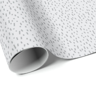 Minimalistiska spridda grå streck presentpapper