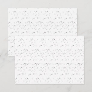 Minimalistiska Tacksamhetskort Elegant Bröllop Tack Kort