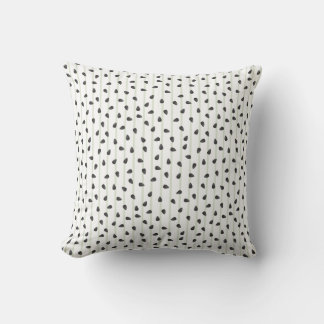 Minimalistiska Vattenmelonfrön och Ränder Sommar W Kudde