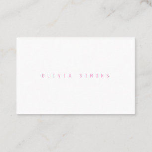 Minimalistiska visitkort