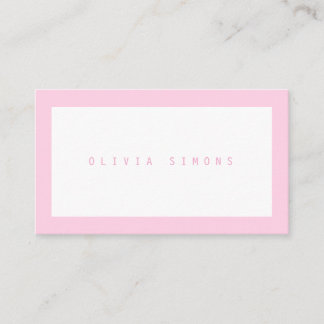Minimalistiska visitkort