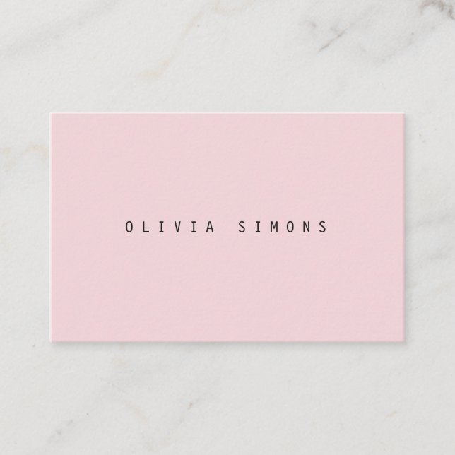 Minimalistiska visitkort (Framsida)