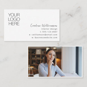 MinimalistiskLogo Foto Inredningsdesigner Kreativ Visitkort