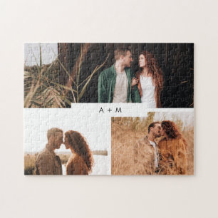 Minimalistiskt 3 fotogalleri pussel