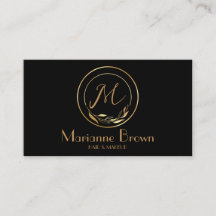 Minimalistiskt Abstrakt Modern Black Affärskort