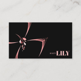 Minimalistiskt Affärskort för Blommigt av professi Visitkort