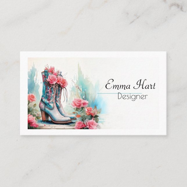 Minimalistiskt Affärskort för modern designer Visitkort (Framsida)