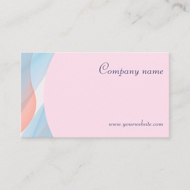 Minimalistiskt Affärskort för QR-kodpastellering f Visitkort (Framsida)