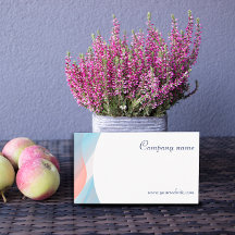 Minimalistiskt Affärskort för QR-kodpastellering f