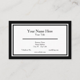 Minimalistiskt Affärskort Visitkort