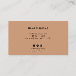 Minimalistiskt Affärskort Visitkort