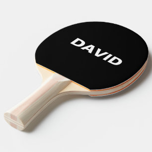 Minimalistiskt anpassat namn eller Logotyp Pingisracket