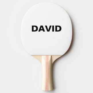 Minimalistiskt anpassat namn eller Logotyp Pingisracket
