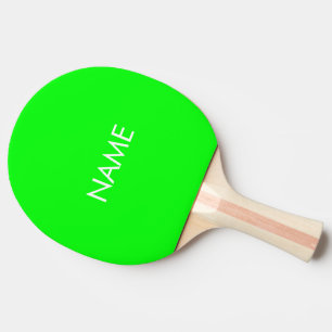 Minimalistiskt, anpassat namntextmonogram för neo pingisracket