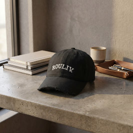 Minimalistiskt anpassat valv | Klassisk anställdun Broderad Keps