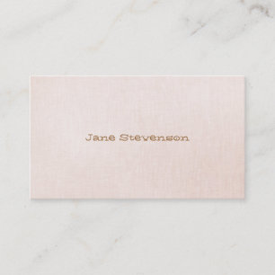 Minimalistiskt är ett Ljust rosa Linjetyp. Visitkort