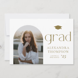 Minimalistiskt Arch Photo Guld Photo Studenten Ann Meddelande