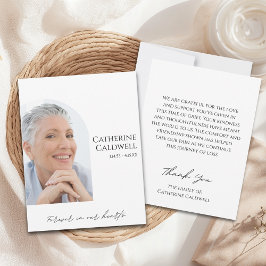 Minimalistiskt Arch Photo Memorial - tackkort Tack Kort