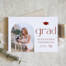 Minimalistiskt Arch Photo Red Photo Studenten